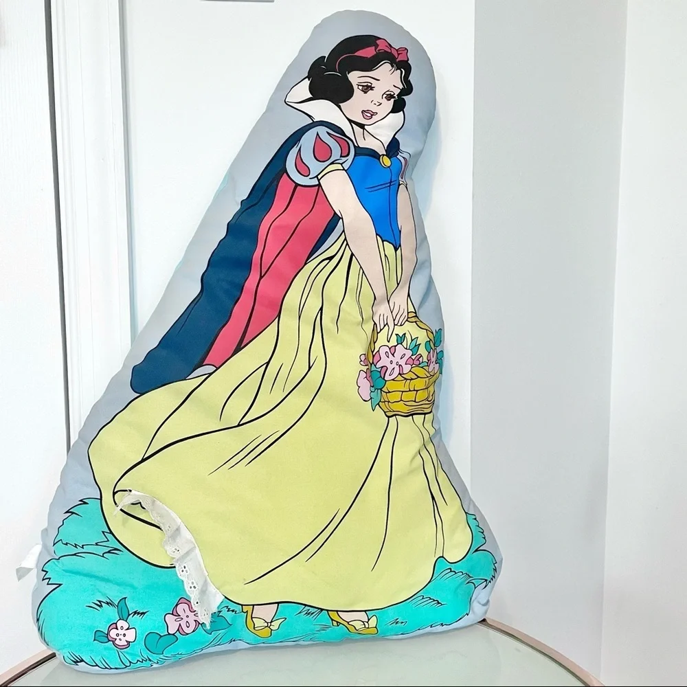 Vintage Disney Snow White Character pillow